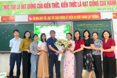 CÔ ĐỖ THỊ CHỌN ĐẠT THÀNH TÍCH  XUẤT SẮC TẠI HỘI THI GIÁO VIÊN CHỦ NHIỆM GIỎI TỈNH NINH BÌNH NĂM 2026
