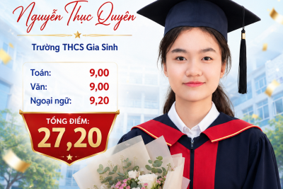 Vinh danh thủ khoa kỳ thi tuyển sinh vào lớp 10 THPT năm học 2026-2027 của trường THPT Gia Viễn C